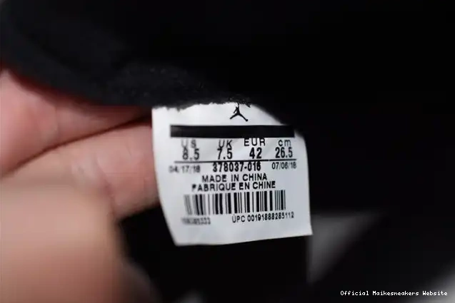 Official Maikesneakers Tint Jordan Retro 11 378037-016 Platinum Air 0523